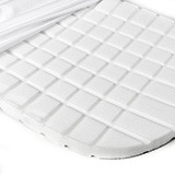 Better air circulation through ventilation ducts (mattress comfort)
